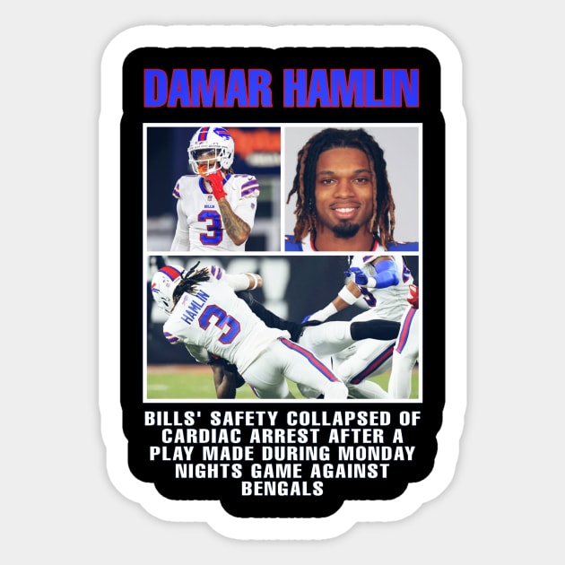 damar hamlin Sticker by ZIID ETERNITY